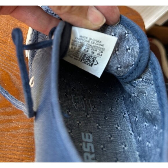 Converse UNISEX Canvas Flat Sneakers Denim Size 7.5 Sku 2963 - Picture 10 of 11